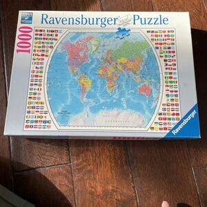 Ravensburger World Nation Map Puzzle 1000 piece Jigsaw Puzzle 2016 Political